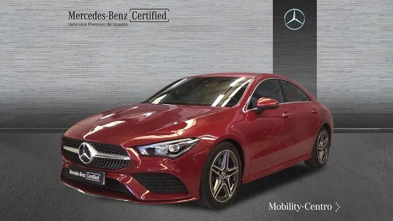 Usado Mercedes CLA200 AMG line 150 CV (110 kW) 2021 Rojo Berlina