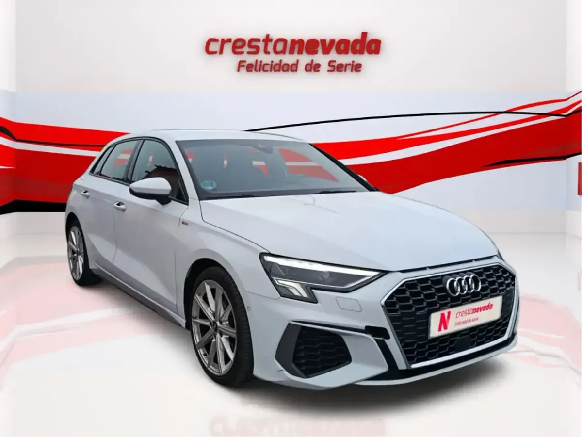 Usado Audi A3 S-Line 150 CV (110 kW) 2023 Blanco Berlina