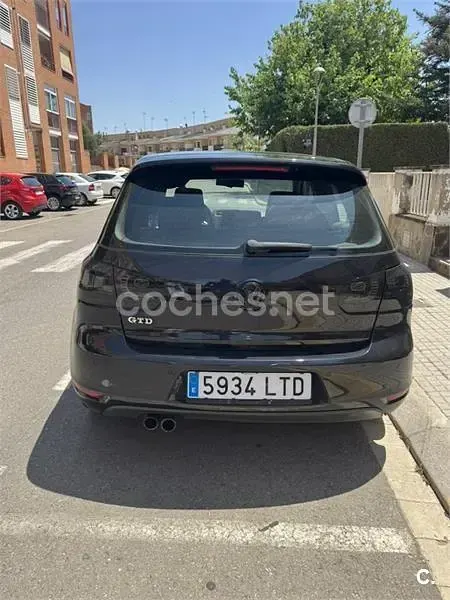 Usado VW Golf VI GTD 170 CV (125 kW) 2010 Negro Utilitario