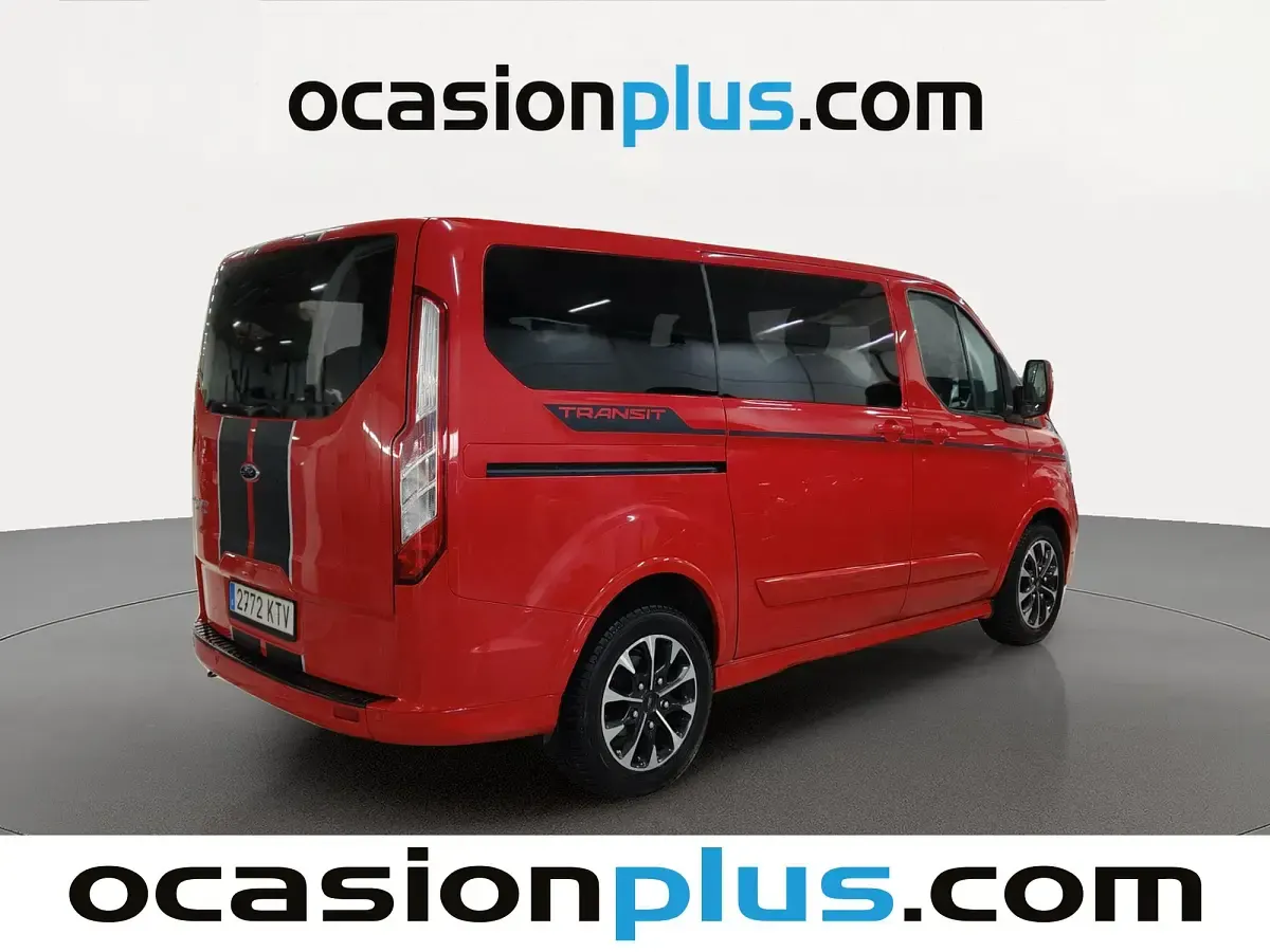 Usado Ford Transit Custom Sport 170 CV (125 kW) 2019 Rojo Familiar