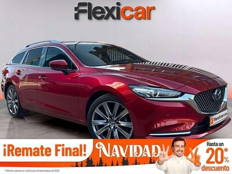 Burdeos Usado 2019 Mazda 6 Signature Familiar | 19.990 € (Buen precio) - Imagen 1/4