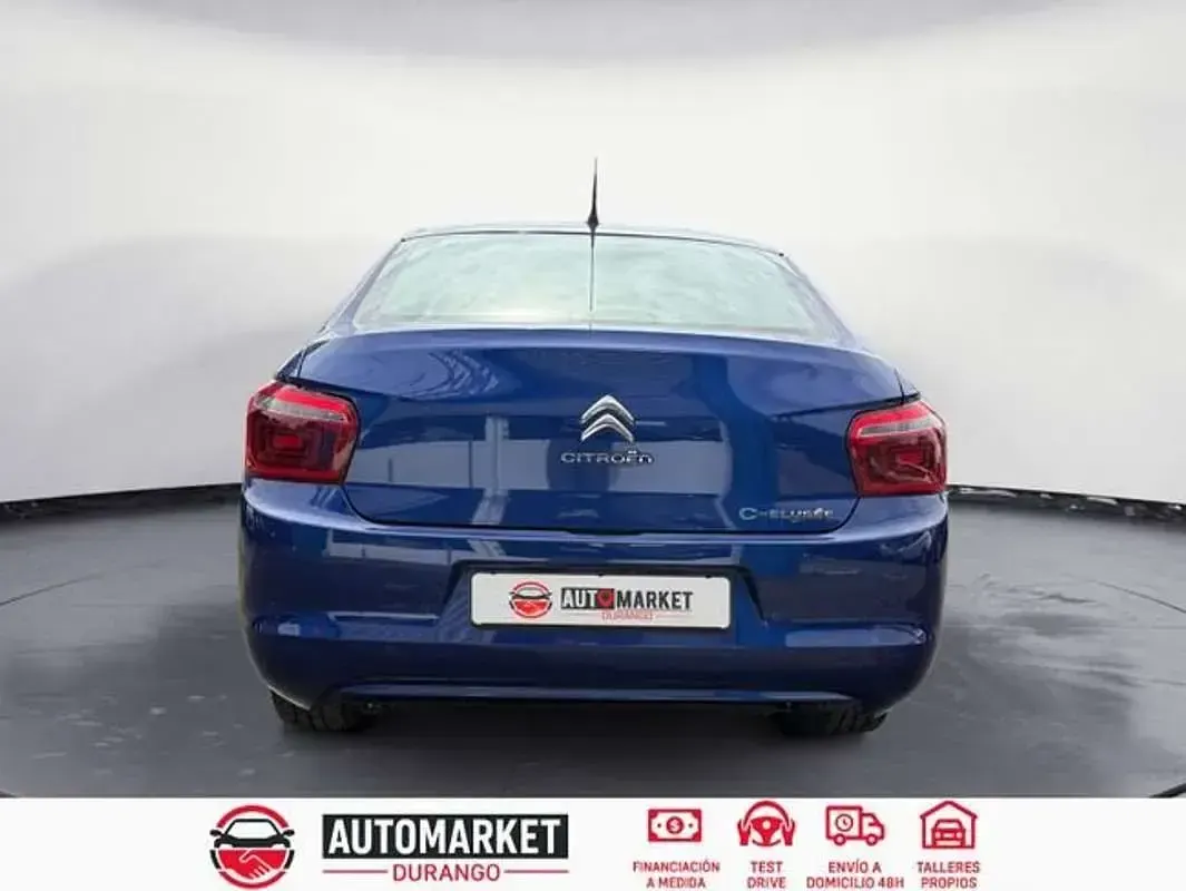 Usado Citroën C-Elysee I Shine 99 CV (72 kW) 2018 Azul Berlina