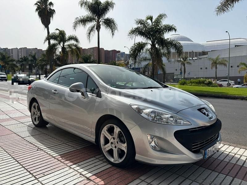 Gris / plata Usado 2011 Peugeot 308 CC Active Descapotable | 9990 € (Precio justo) - Imagen 1/4