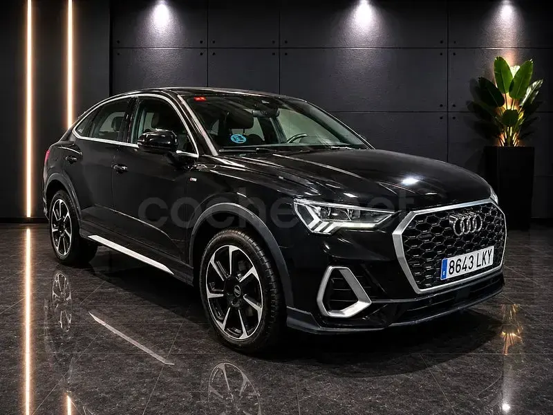 Usado Audi Q3 Sportback S-Line 150 CV (110 kW) 2020 Negro SUV