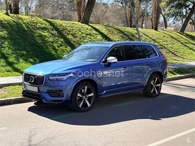 Usado Volvo XC90 R-Design 400 CV (294 kW) 2019 Azul SUV