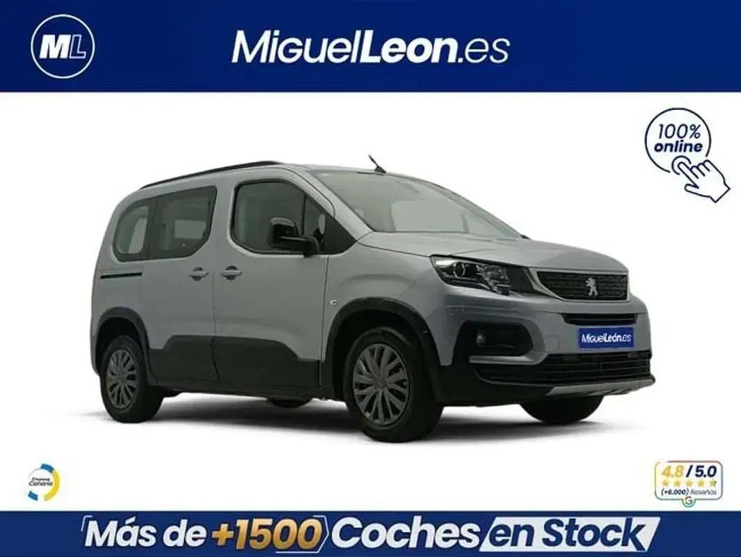Usado Peugeot Rifter Allure 110 CV (80 kW) 2023 Gris Monovolumen
