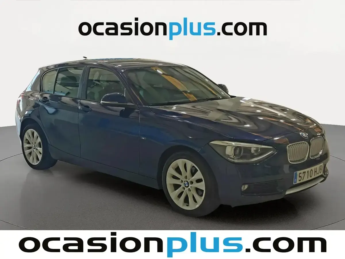 Usado BMW 118 143 CV (105 kW) 2012 Azul Utilitario