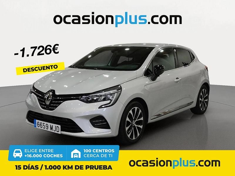Gris Usado 2023 Renault Clio V Techno | 18.990 € (Un poco caro) - Imagen 1/4