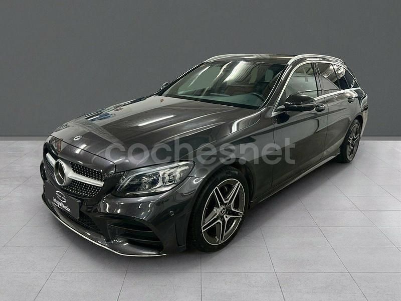 Negro Usado 2021 Mercedes C220 Familiar | 33.900 € (Un poco caro) - Imagen 1/4