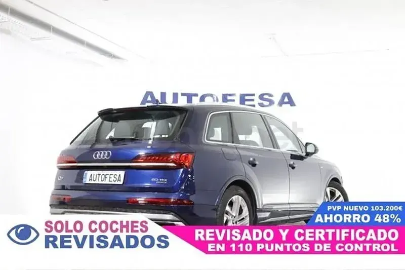 Usado Audi Q7 S-Line 286 CV (210 kW) 2021 Azul SUV