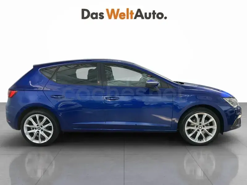 Usado Seat Leon FR 130 CV (95 kW) 2019 Azul Berlina