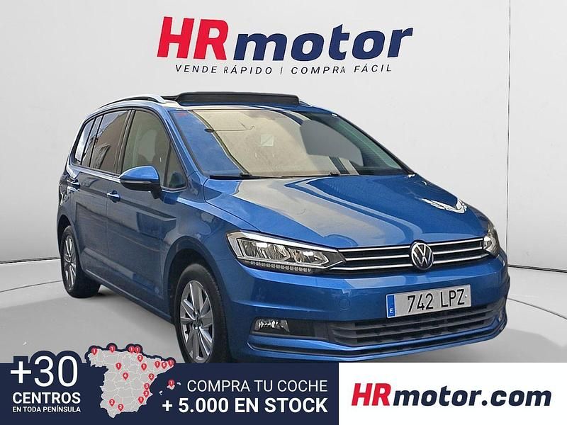 Azul Usado 2021 VW Touran Advance Monovolumen | 24.690 € (Un poco caro) - Imagen 1/4