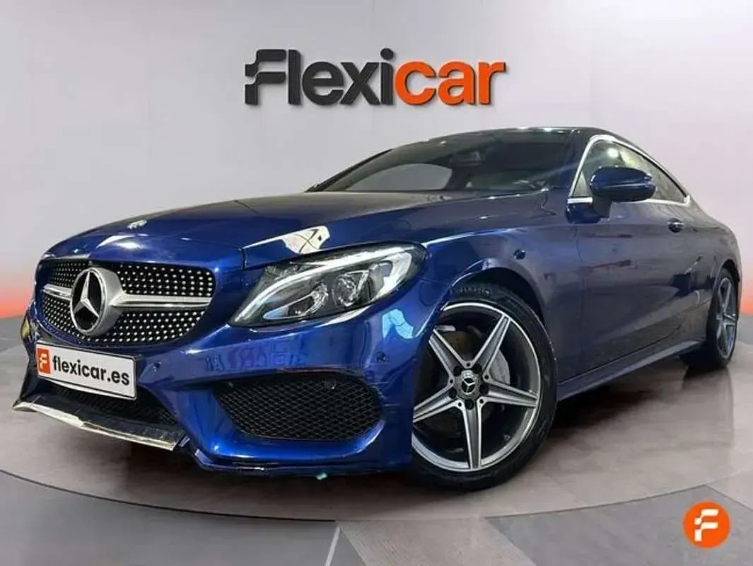 Usado Mercedes C220 170 CV (125 kW) 2018 Azul Coupe