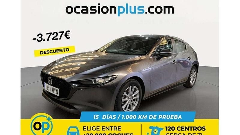 Usado Mazda 3 Prime-Line 140 CV (102 kW) 2025 Gris Utilitario