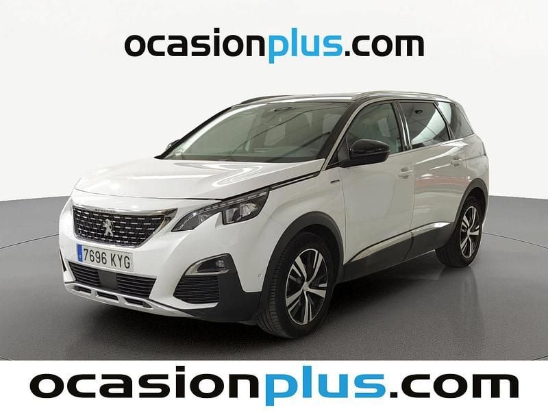Blanco Usado 2019 Peugeot 5008 GT-line SUV | 16.637 € (Buen precio) - Imagen 1/4