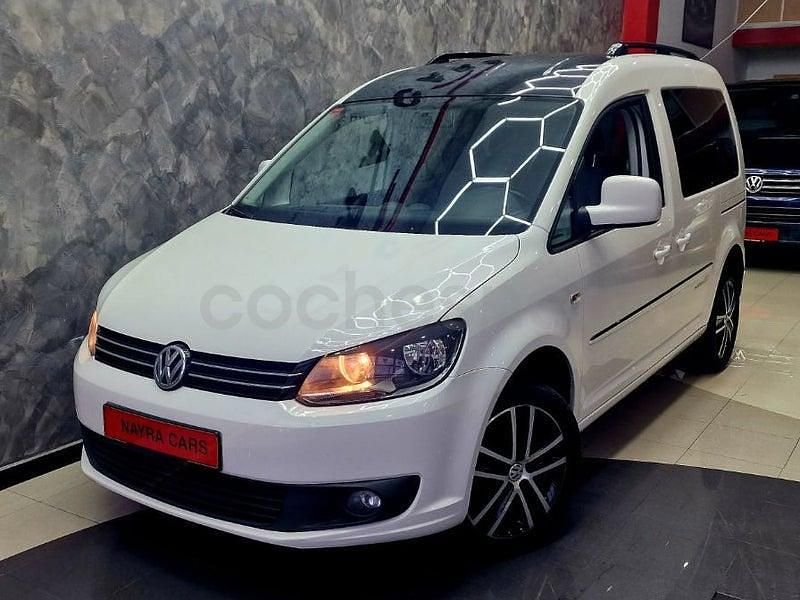Usado VW Caddy Comfortline 102 CV (75 kW) 2013 Blanco Monovolumen