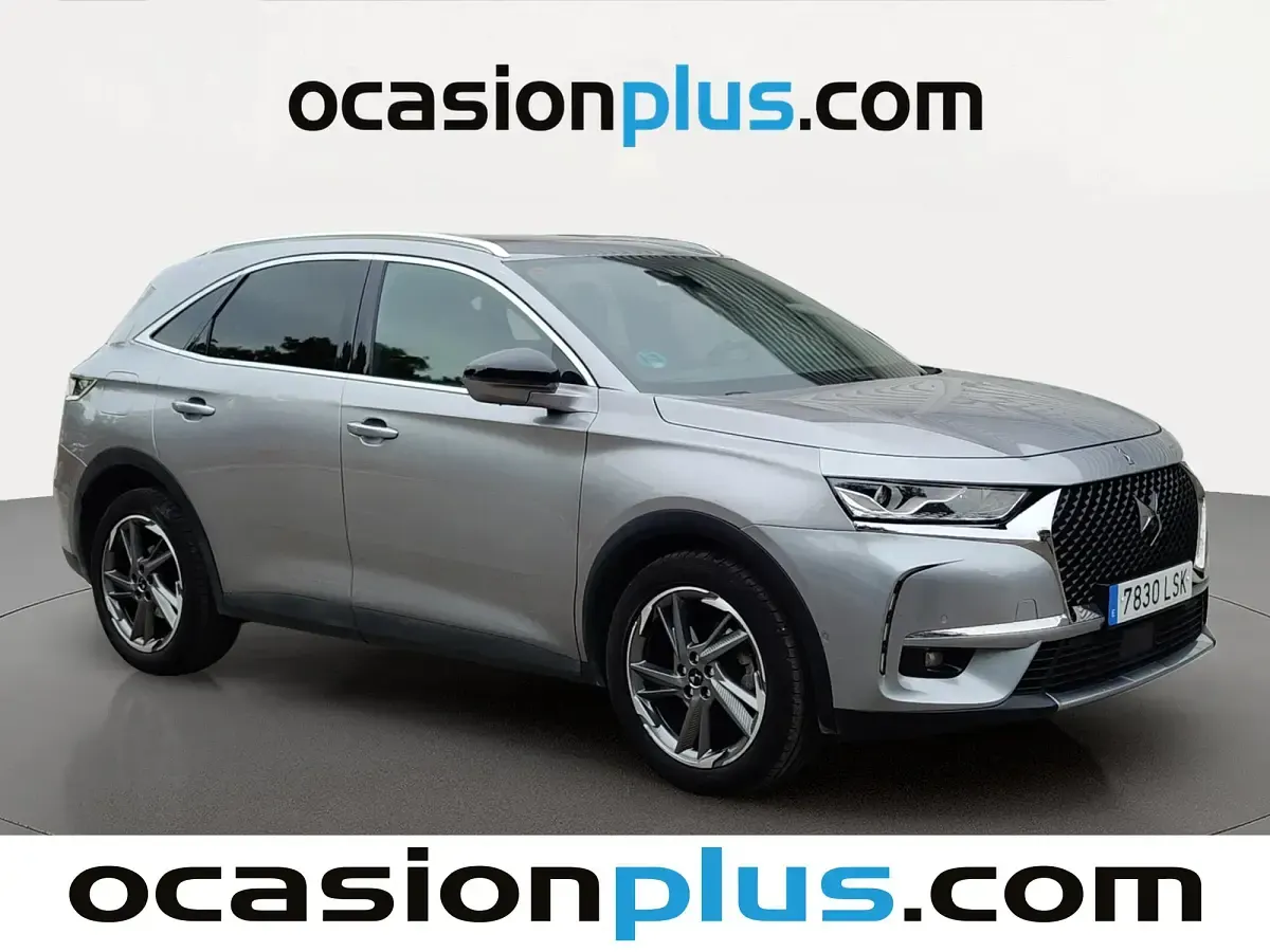 Usado DS Automobiles DS7 Crossback So Chic 130 CV (95 kW) 2021 Gris plata SUV