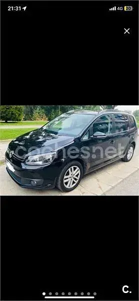 Usado VW Touran Advance 105 CV (77 kW) 2011 Negro Monovolumen