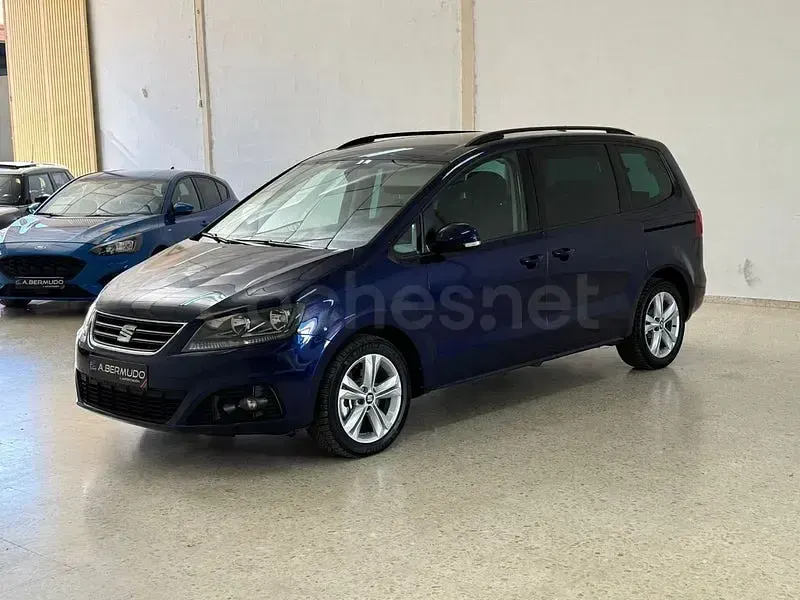 Usado Seat Alhambra Style 150 CV (110 kW) 2017 Azul Monovolumen
