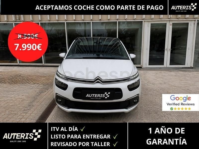 Usado Citroën C4 Picasso Feel 130 CV (95 kW) 2016 Blanco Monovolumen