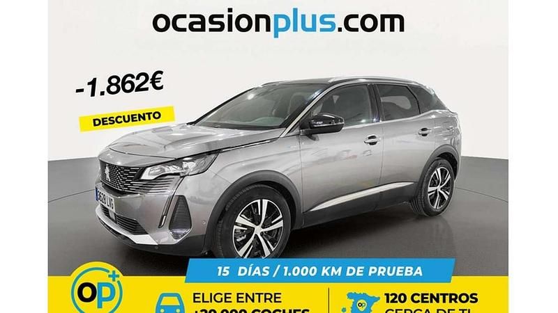 Usado Peugeot 3008 Active 114 CV (83 kW) 2021 Gris Monovolumen