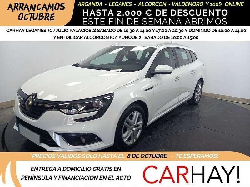 Blanco Usado 2019 Renault Mégane GrandTour Business Familiar | 11.750 € (Precio justo) - Imagen 1/4