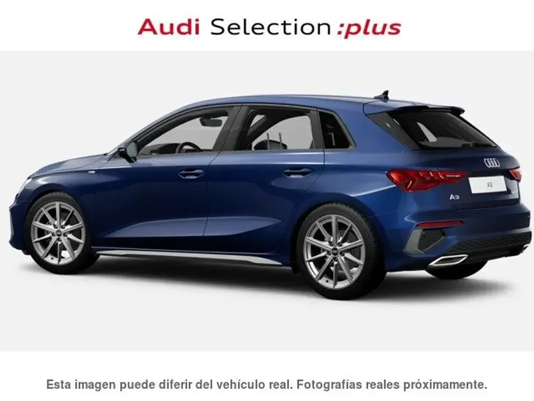Usado Audi A3 Sportback 150 CV (110 kW) 2022 Azul Utilitario