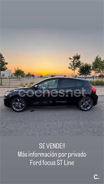 Negro Usado 2021 Ford Focus ST-Line Berlina | 16.795 € (Precio justo) - Imagen 1/4