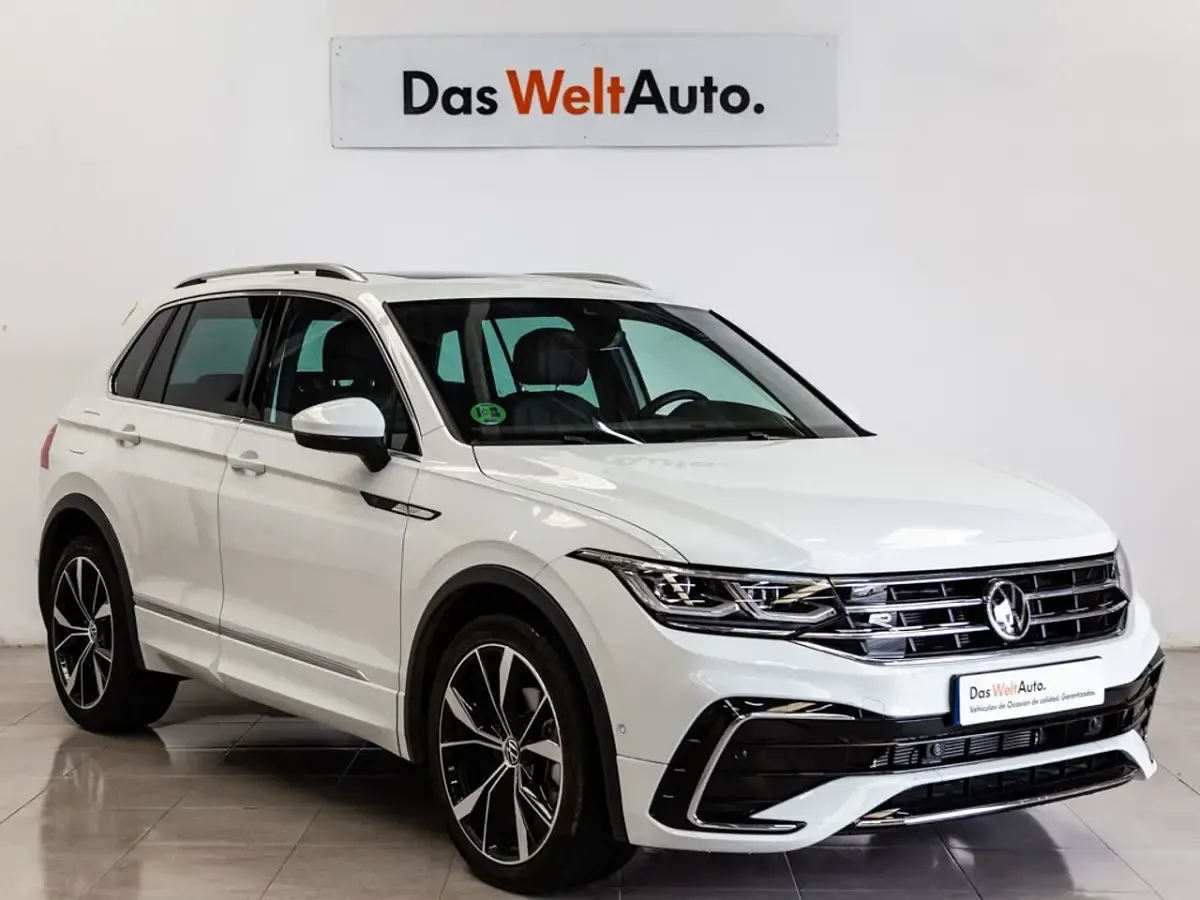 Usado VW Tiguan R-line 150 CV (110 kW) 2022 Blanco SUV