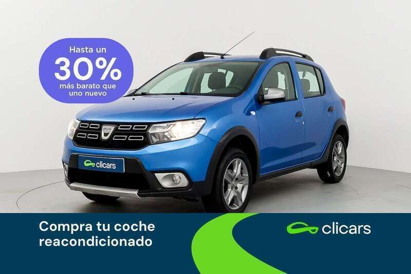 Azul Usado 2018 Dacia Sandero Stepway Ambiance Utilitario | 10.490 € (Precio justo) - Imagen 1/4