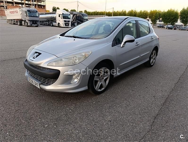 Gris / plata Usado 2009 Peugeot 308 Sport Berlina | 4090 € (Precio justo) - Imagen 1/4