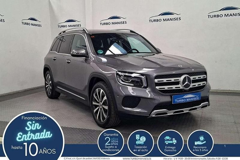 Gris Usado 2021 Mercedes GLB200 SUV | 35.990 € (Precio justo) - Imagen 1/4