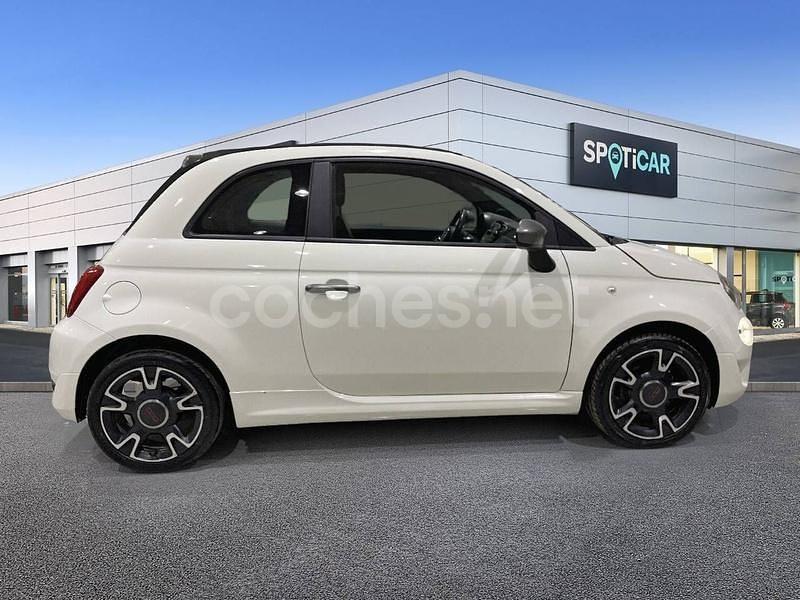 Usado Fiat 500C S 69 CV (50 kW) 2018 Blanco Descapotable