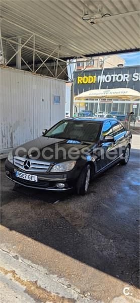 Negro Usado 2008 Mercedes C280 Avantgarde Berlina | 11.000 € (Buen precio) - Imagen 1/4