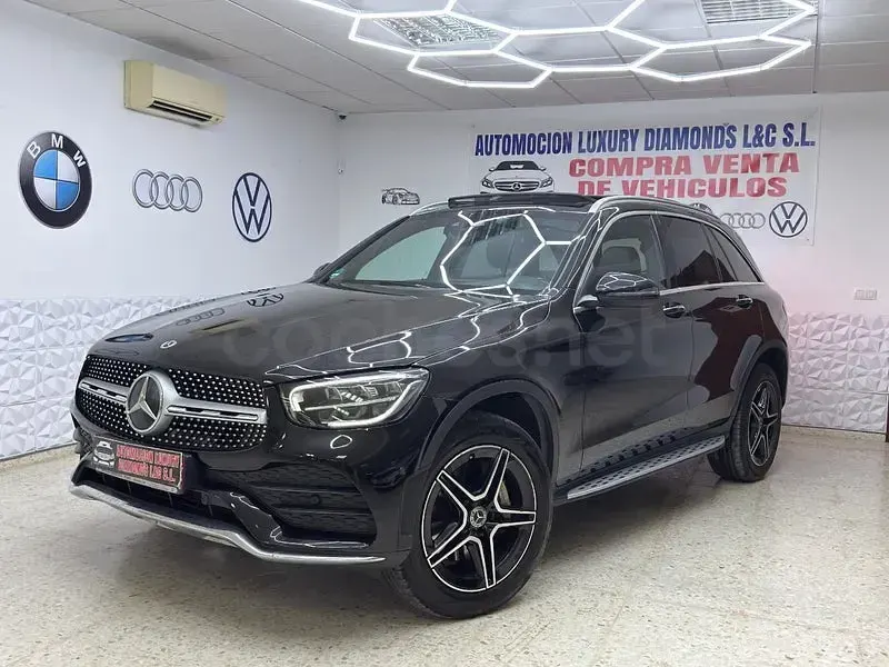 Usado Mercedes GLC300e 306 CV (225 kW) 2022 Negro SUV