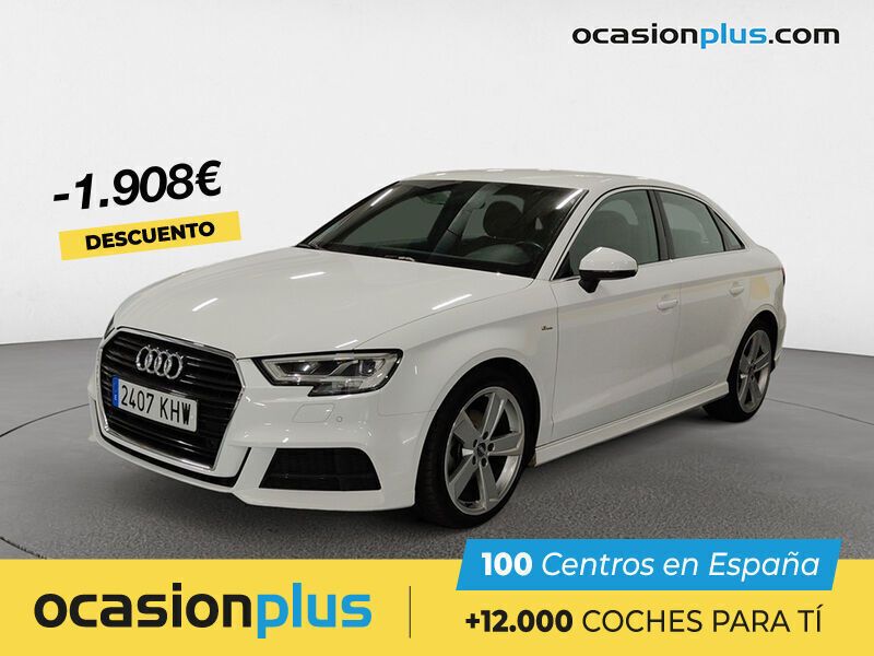 Blanco Usado 2018 Audi A3 S-Line Berlina | 20.990 € (Un poco caro) - Imagen 1/4