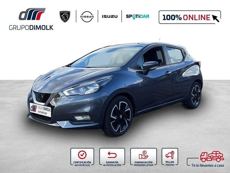 Gris Usado 2022 Nissan Micra Acenta Berlina | 14.900 € (Precio justo) - Imagen 1/4
