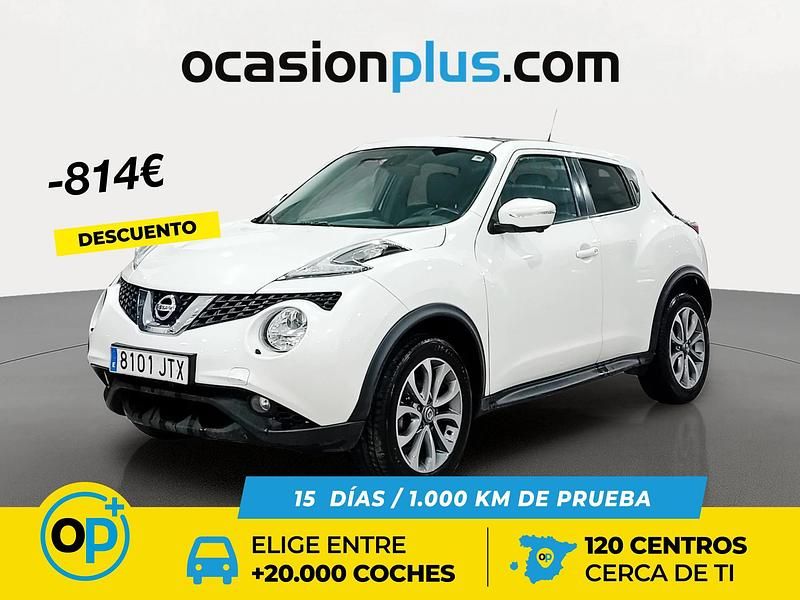 Blanco Usado 2016 Nissan Juke Acenta SUV | 10.990 € (Precio justo) - Imagen 1/4