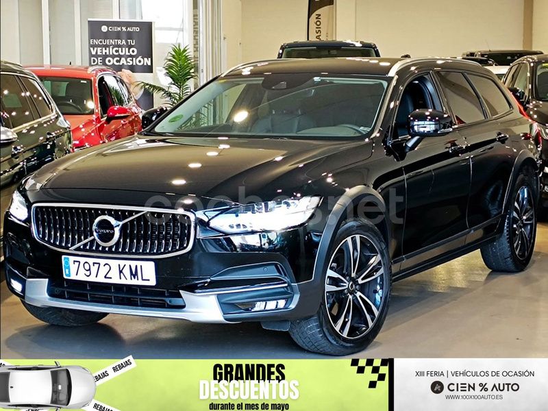 Negro Usado 2018 Volvo V90 CC Familiar | 28.500 € (Precio justo) - Imagen 1/4