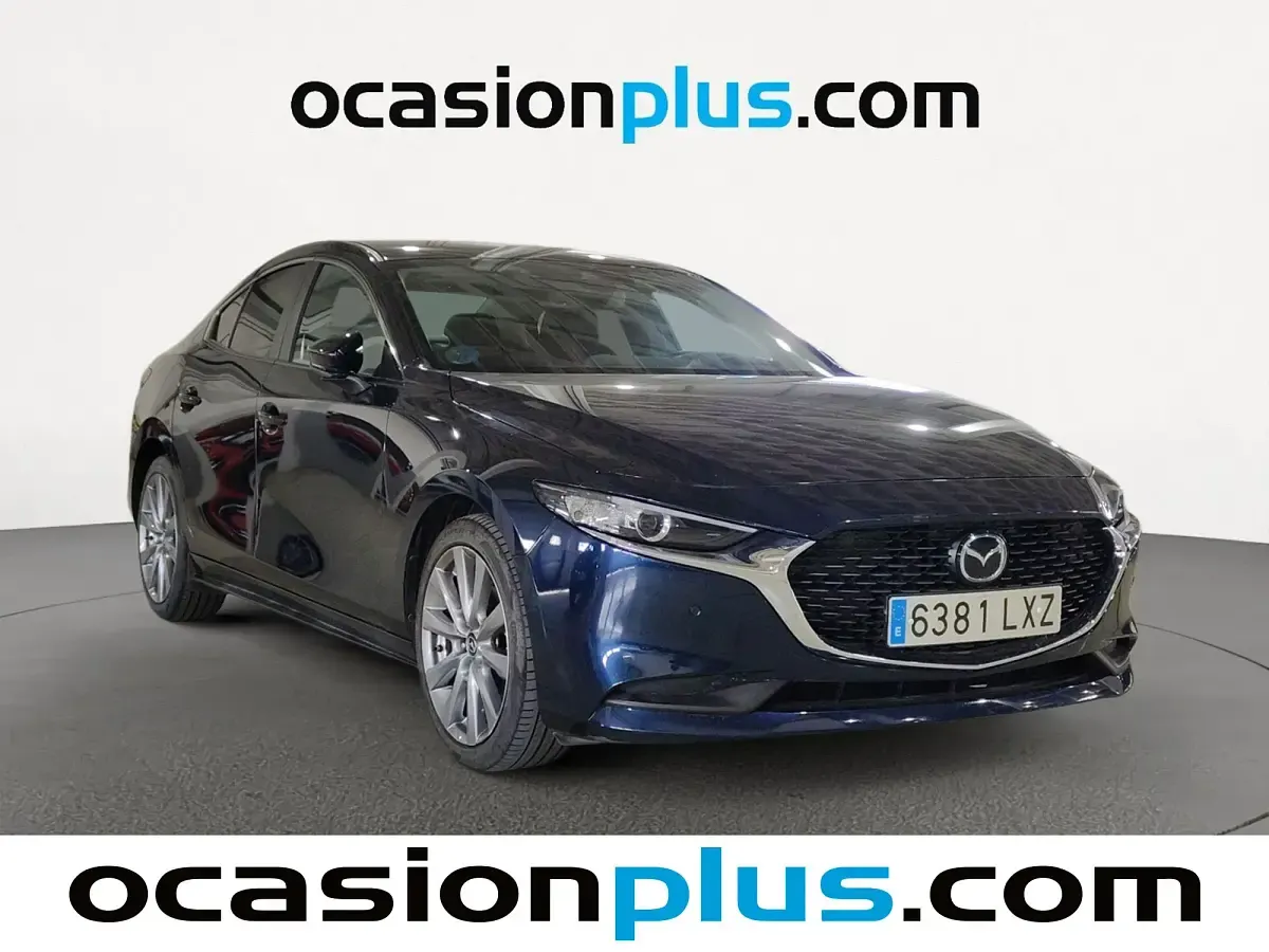 Usado Mazda 3 122 CV (89 kW) 2022 Azul Berlina