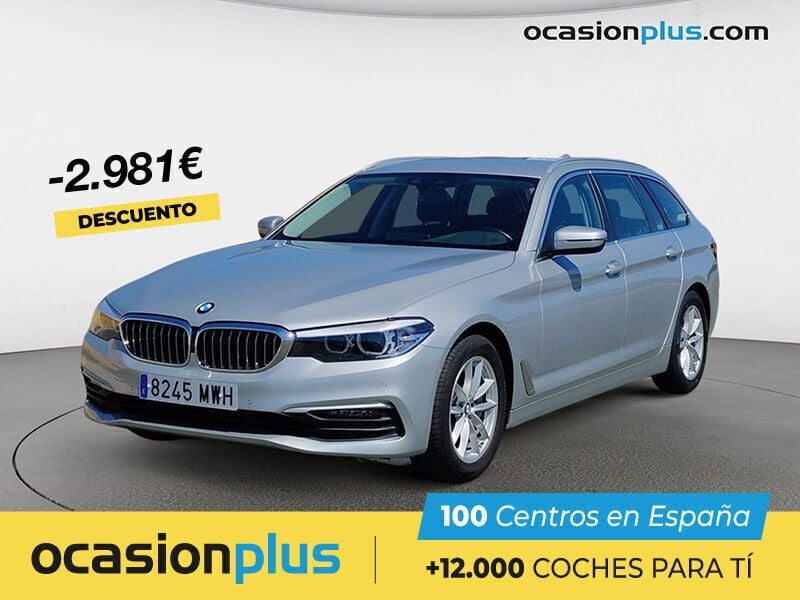 Gris Usado 2020 BMW 530 Familiar | 31.300 € (Buen precio) - Imagen 1/4