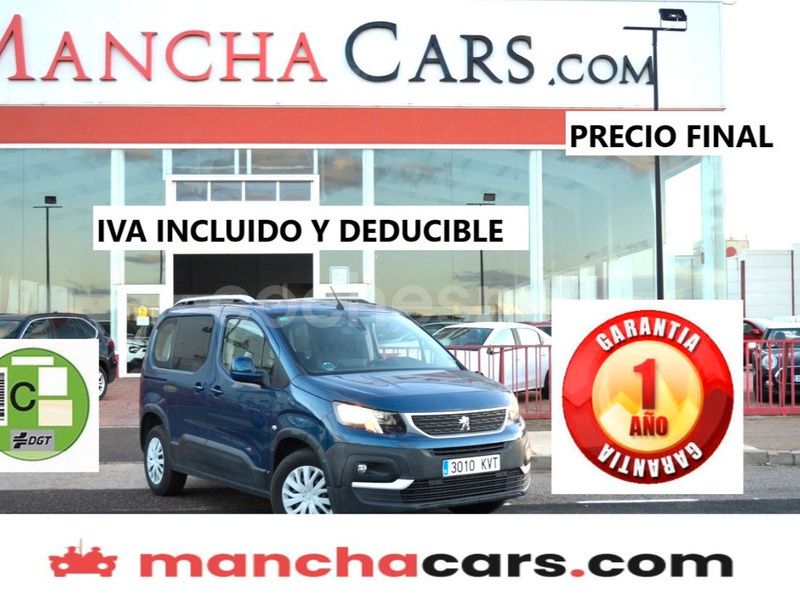 Azul Usado 2019 Peugeot Rifter Active Monovolumen | 14.990 € (Precio justo) - Imagen 1/4