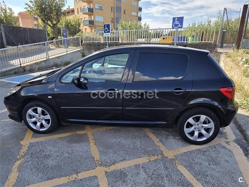 Negro Usado 2007 Peugeot 307 Berlina | 3600 € (Precio justo) - Imagen 1/4