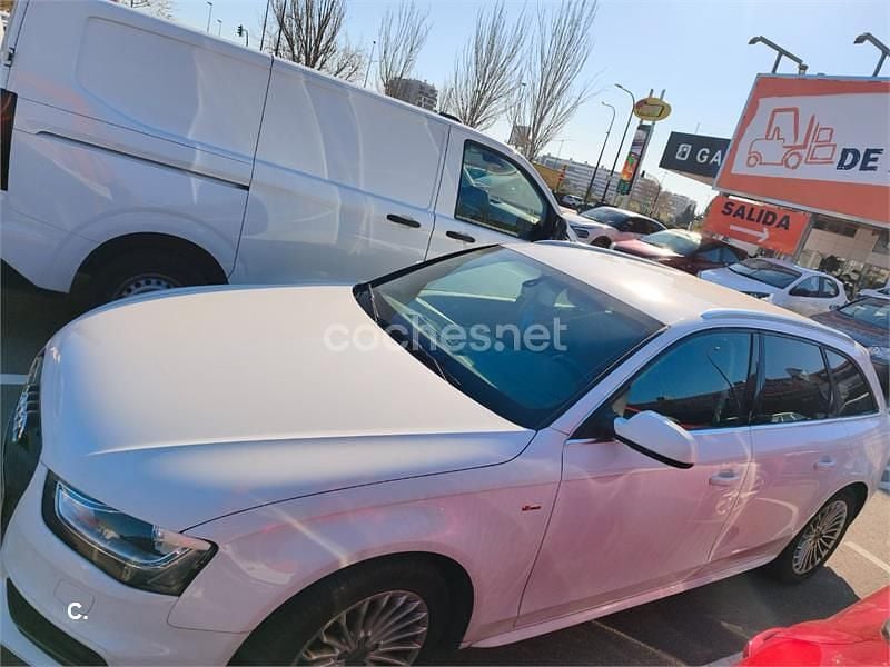 Usado Audi A4 S-Line 150 CV (110 kW) 2014 Blanco Familiar