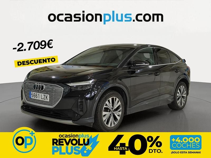 Usado Audi Q4 e-tron Advanced Plus 125 kW (170 CV) 2022 Negro SUV