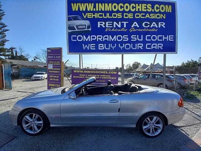 Usado Mercedes CLK200 184 CV (135 kW) 2007 Gris plata Descapotable