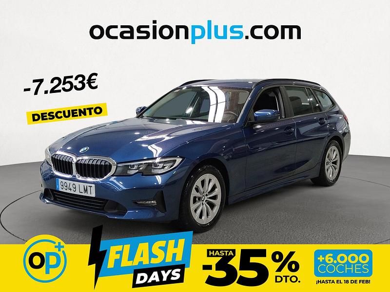 Usado BMW 318 150 CV (110 kW) 2021 Azul Familiar