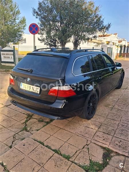 Usado BMW 525 177 CV (130 kW) 2008 Negro Familiar