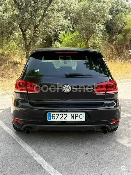 Usado VW Golf VI GTI 210 CV (154 kW) 2011 Negro Utilitario