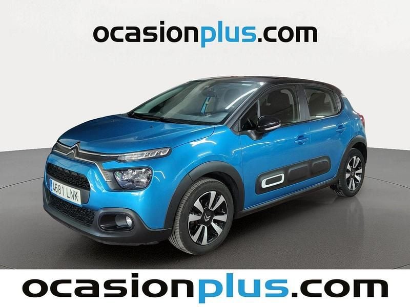 Azul Usado 2021 Citroën C3 Feel Utilitario | 9546 € (Precio justo) - Imagen 1/4